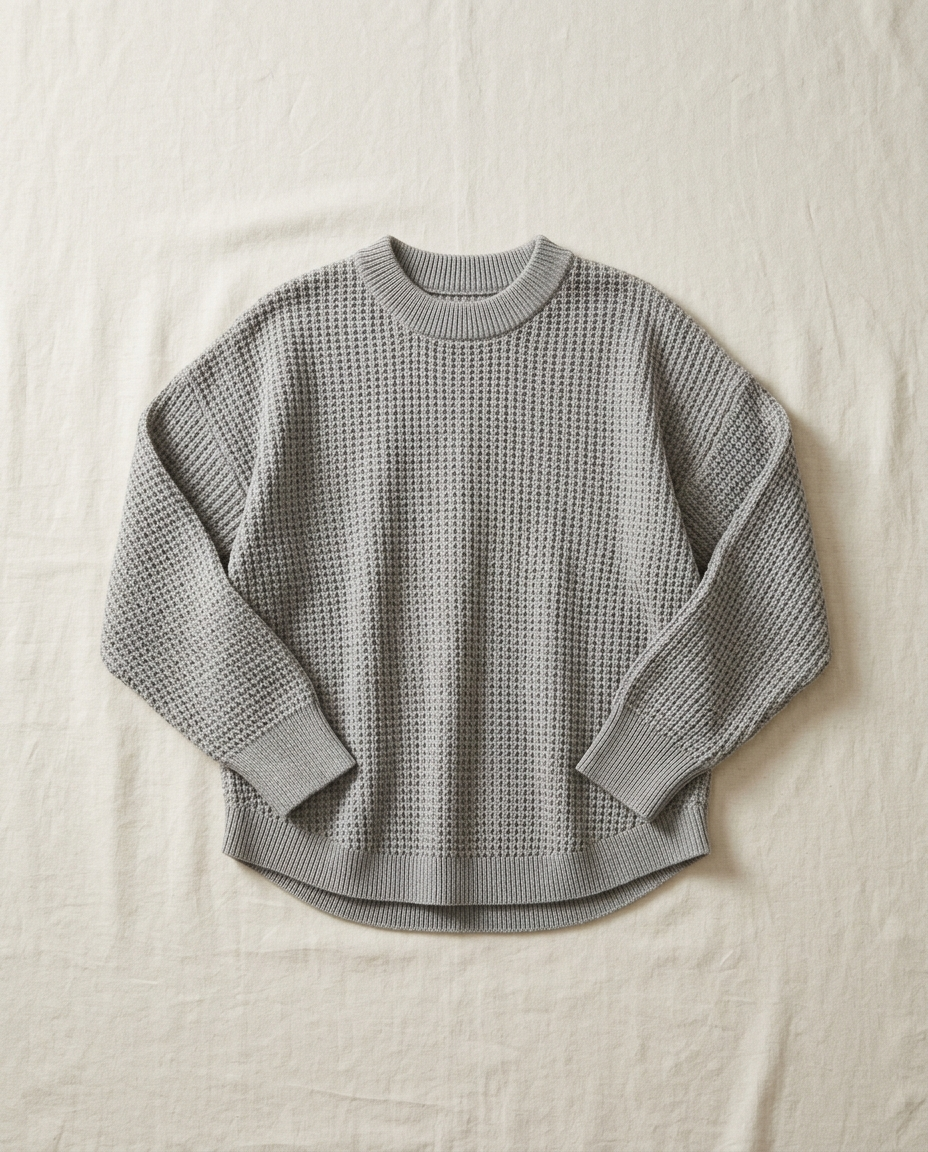MEROKEETY Relaxed Knit Pullover